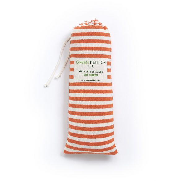 Orange Bath Towel, Tangerine Peshtemal