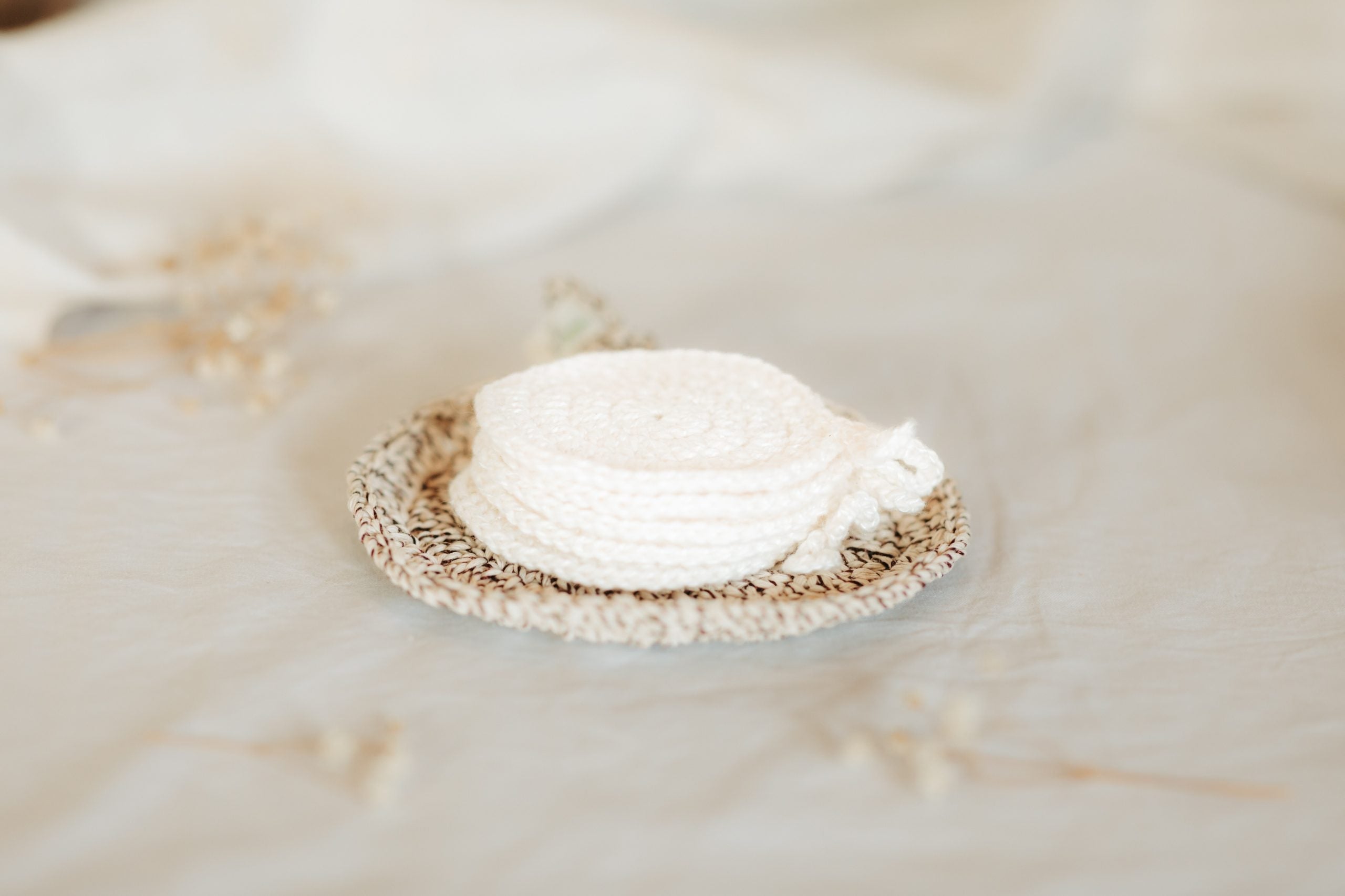 Organic Cotton Face Wipes | Cotton Face Rounds - Set of 5pcs