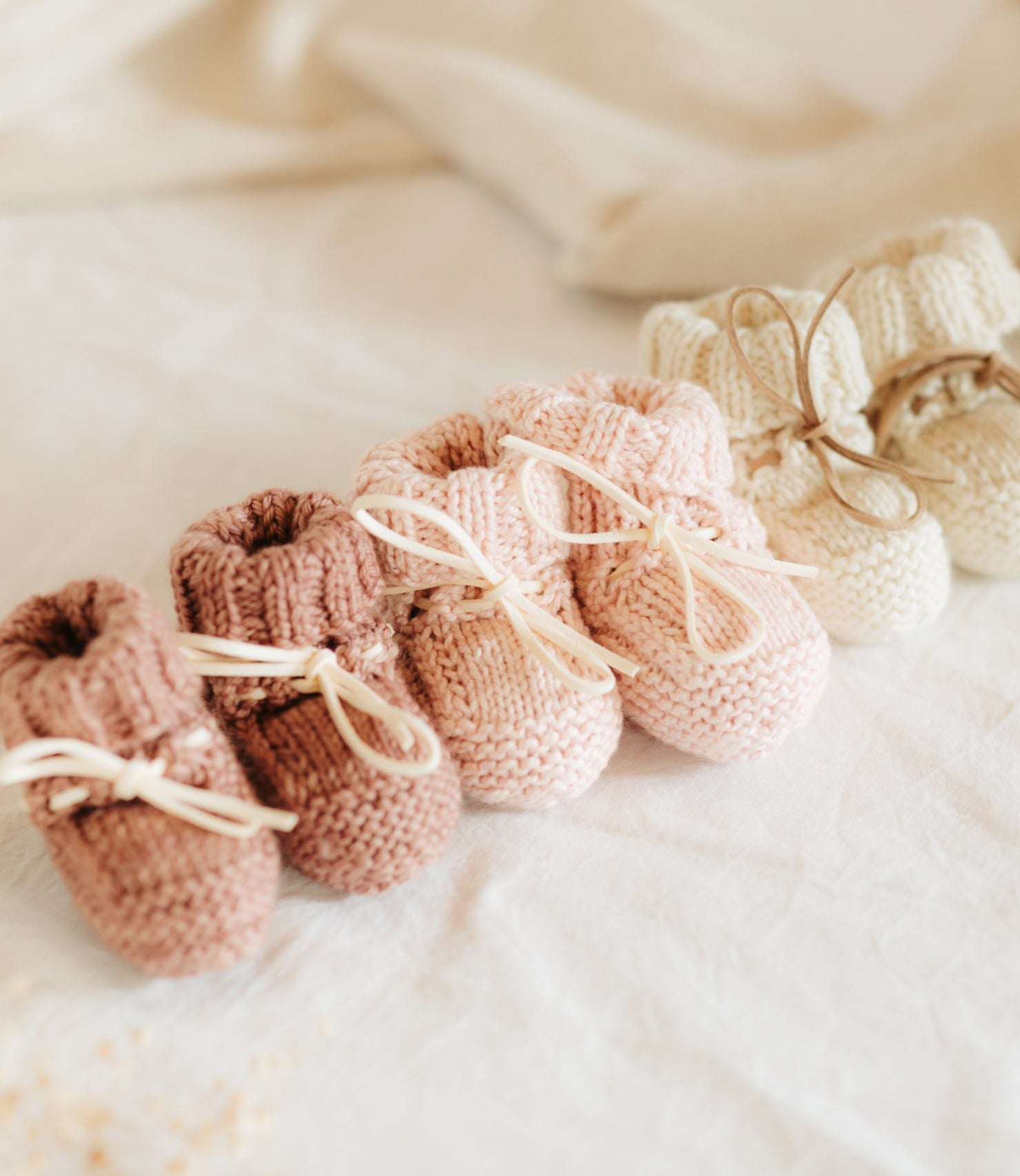 Organic Cotton Baby Booties | Organic Cotton Newborn Baby Booties
