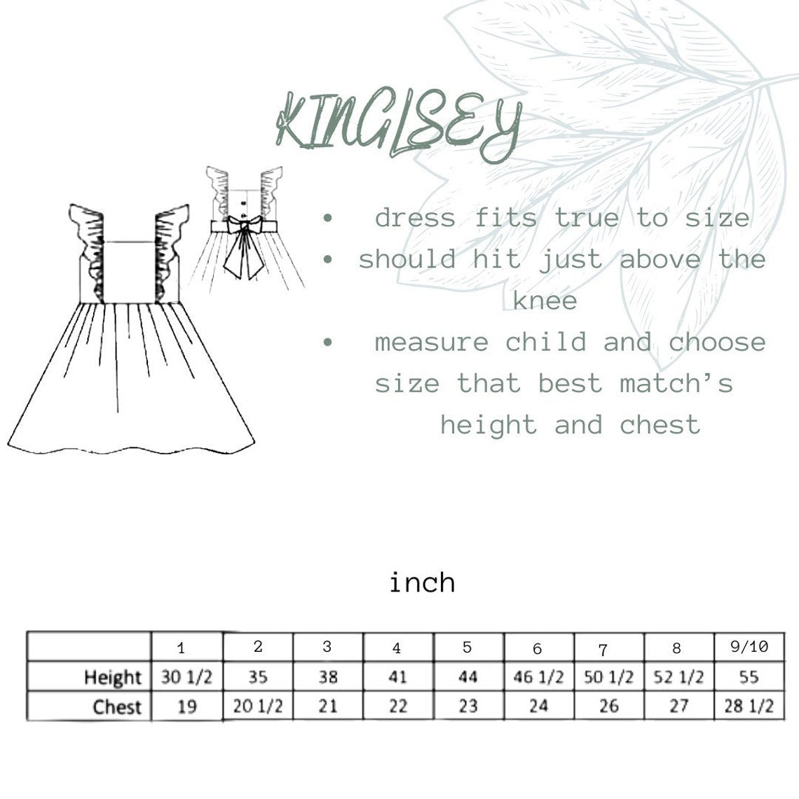 Pinafore Linen Girl's Dress with a Bow. Made in Canada by Oakley Rae Handmade