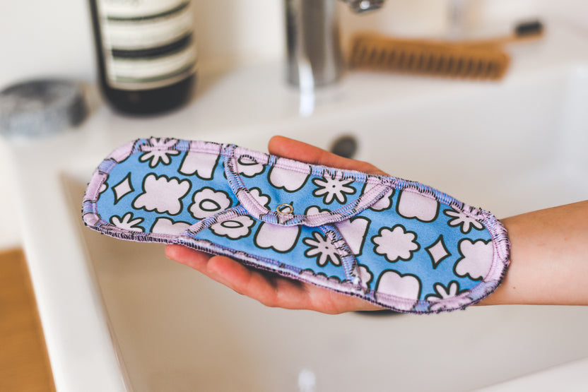 Light Flow- Organic Reusable Menstrual Cloth Period Pad