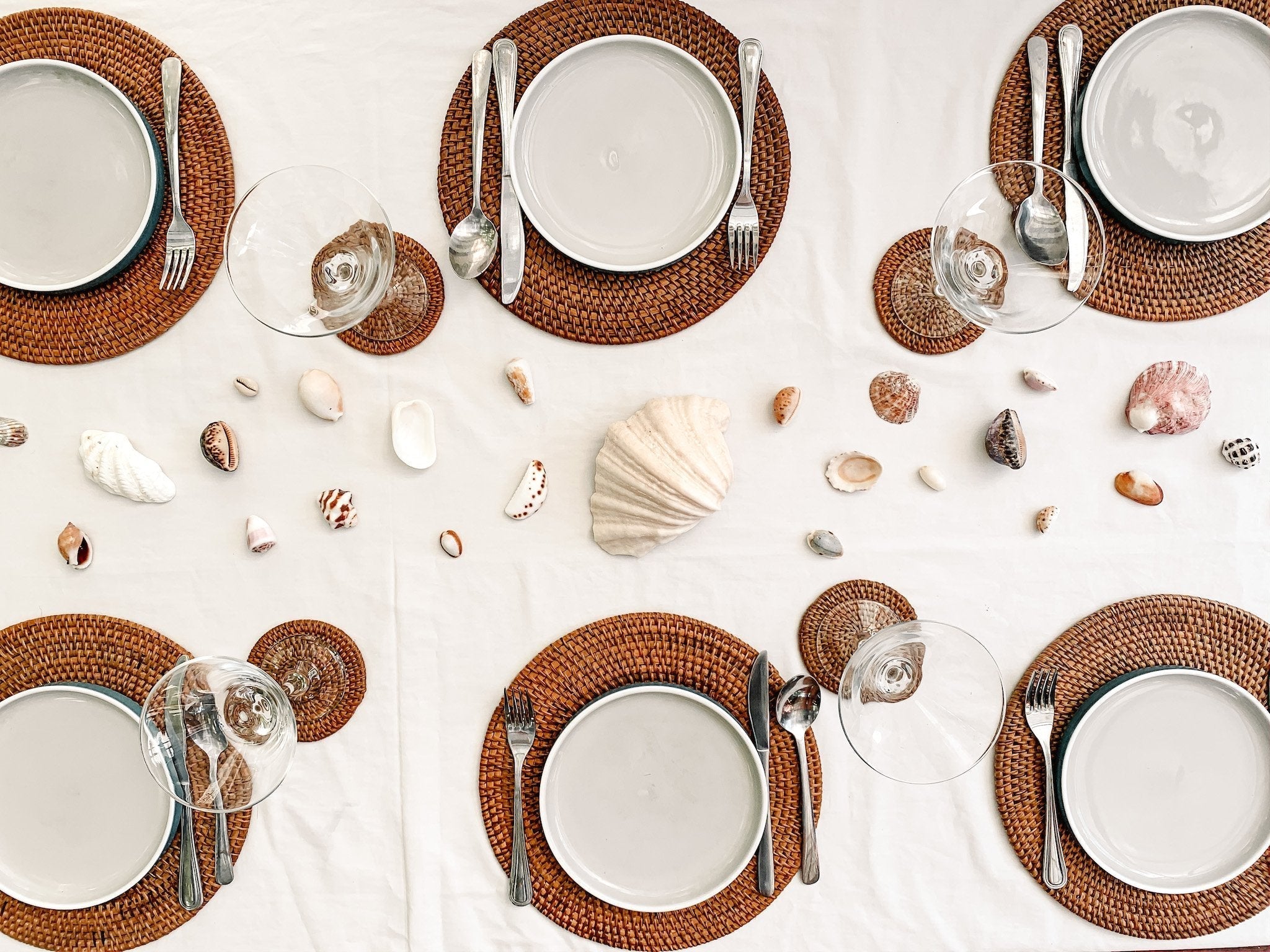 Rattan Coasters | 100% Natural Tableware