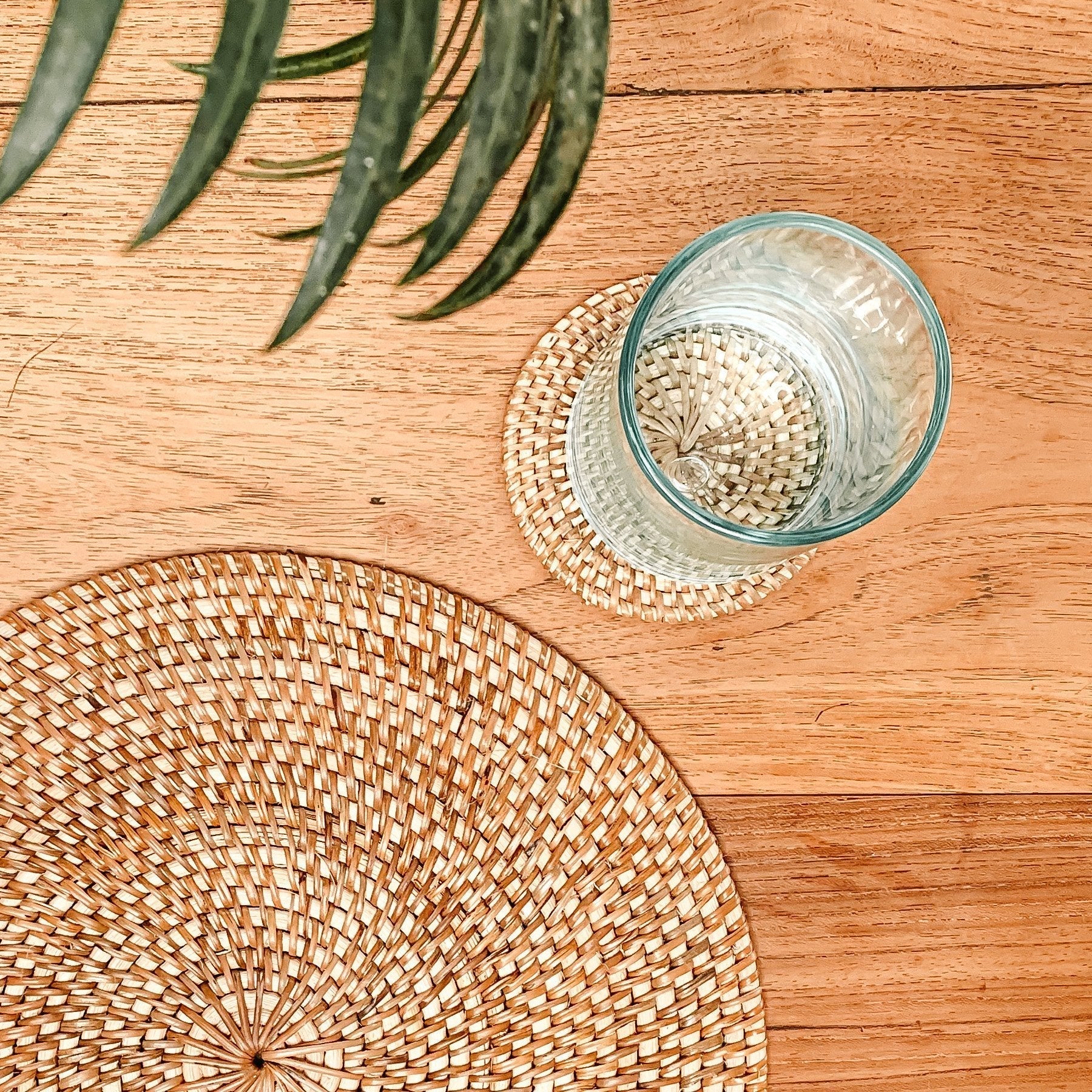 Rattan Coasters | 100% Natural Tableware