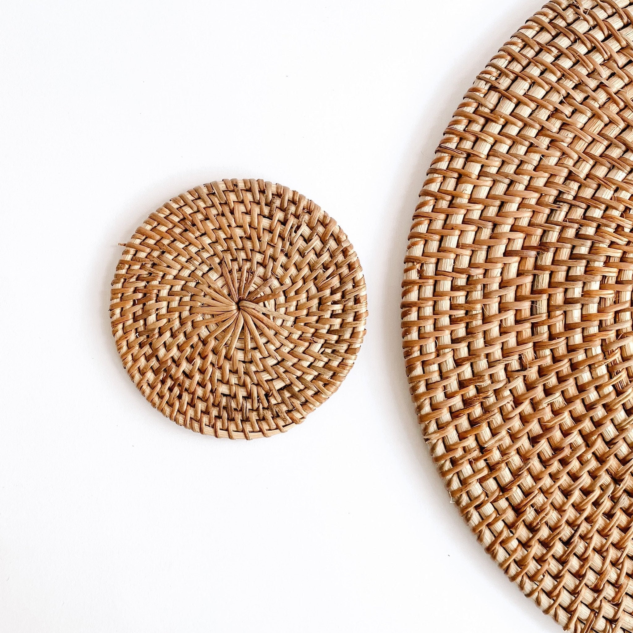 Rattan Coasters | 100% Natural Tableware