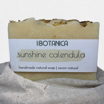 SUNSHINE CALENDULA  Vegan Soap Handmade by Nakedeodorant