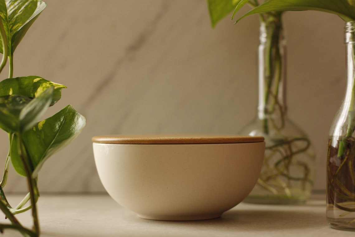 Eco-Friendly Food Storage Bowls, Plant-Based & Plastic-Free Kitchenware - Set of Two, by Husk Bowls