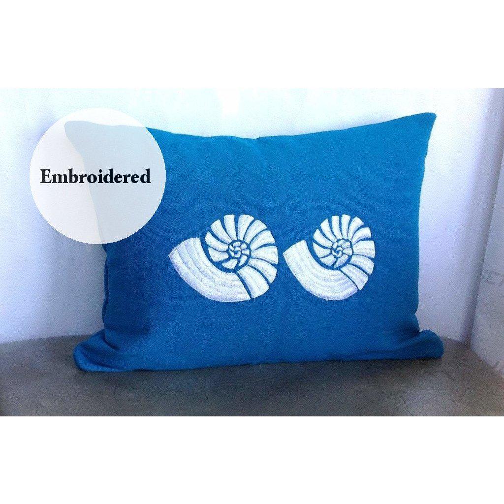 Beach Sea Shell Throw Pillows