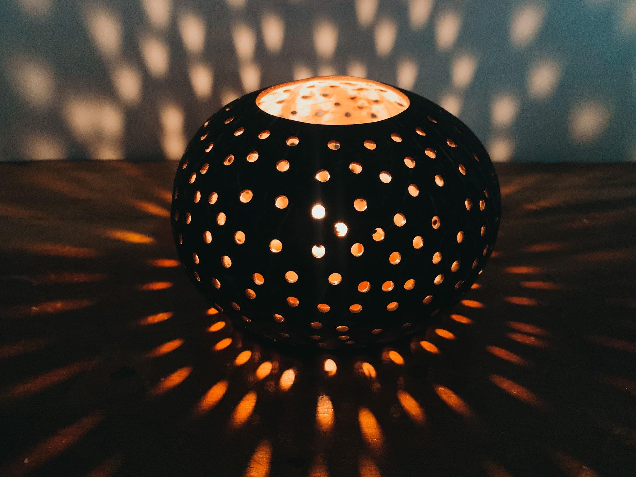 Coconut Candle Cover - Moonlight | Eco-friendly Home Decor