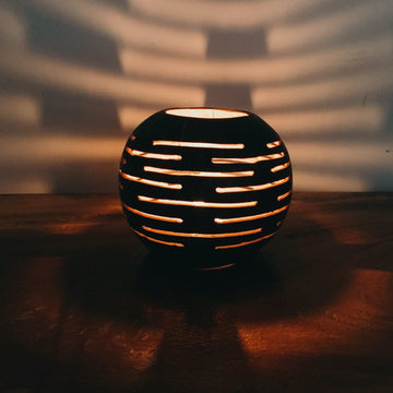 Coconut Candle Cover - Sunrise | Eco-friendly Home Decor