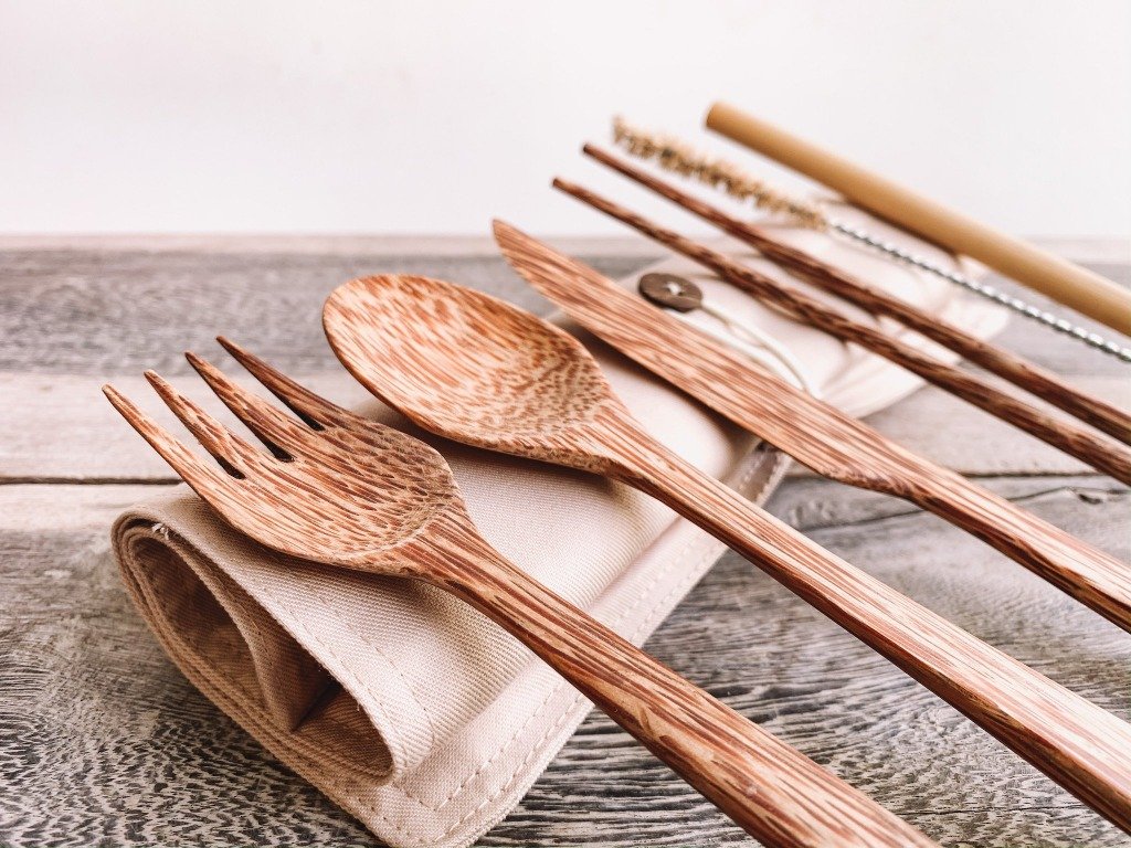 Coconut Cutlery Kit | Eco-friendly Kitchenware