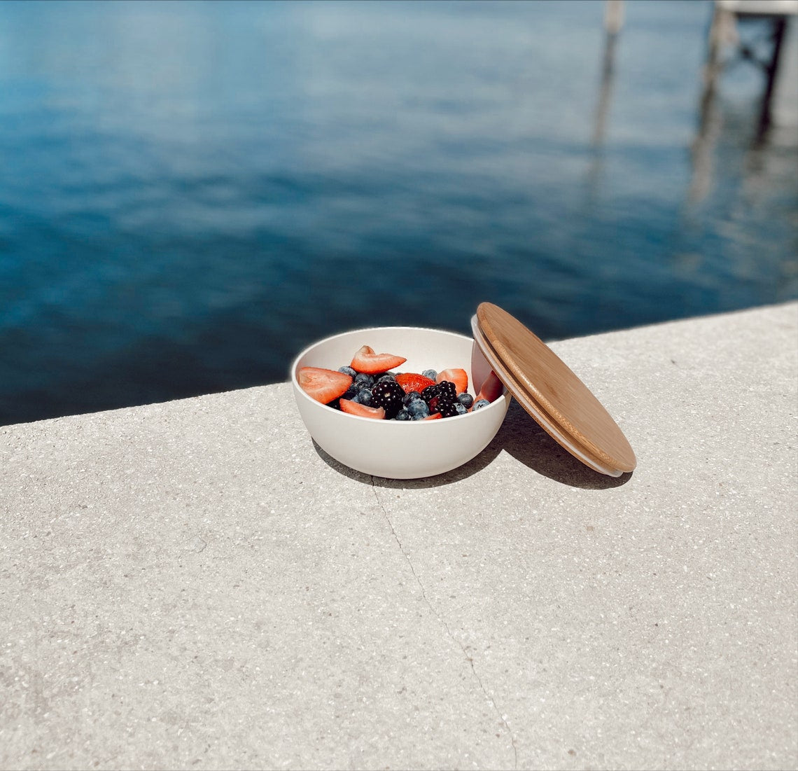 Eco-Friendly Food Storage Bowls, Plant-Based & Plastic-Free Kitchenware - Set of Two, by Husk Bowls