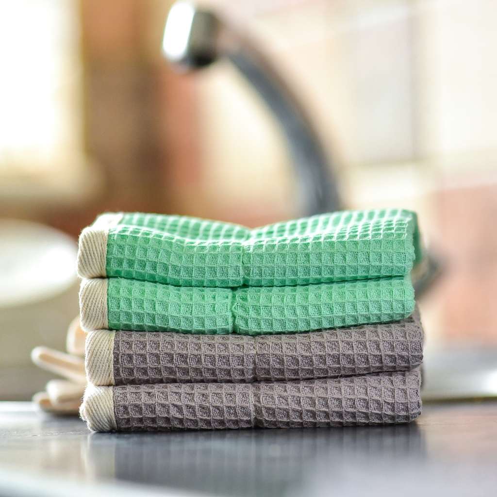 Reusable Dish Cloths - 100% Organic Sisal Cotton Cloth