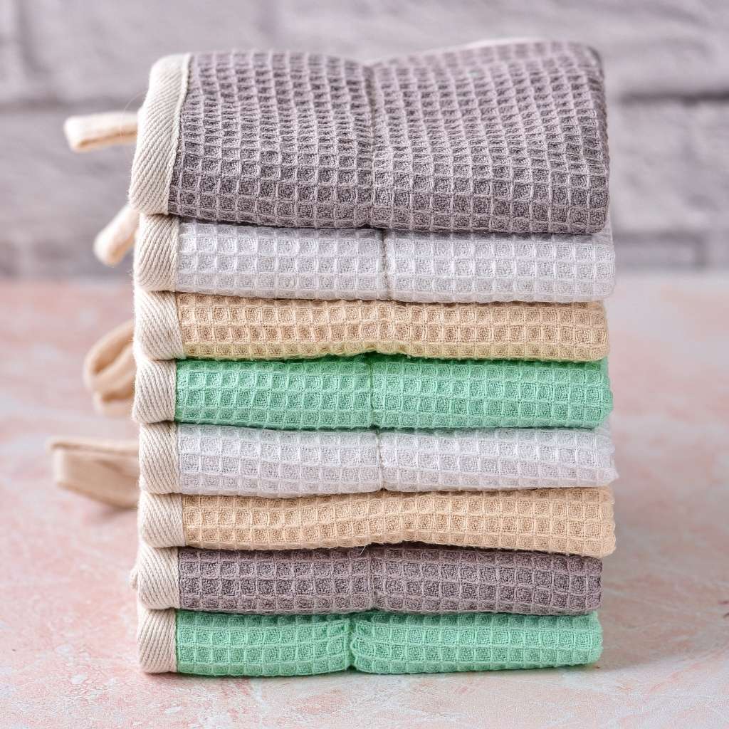 Reusable Dish Cloths - 100% Organic Sisal Cotton Cloth