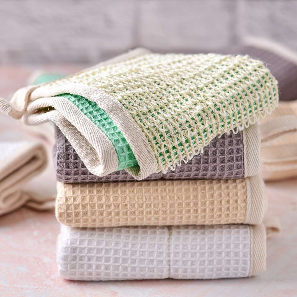 Reusable Dish Cloths - 100% Organic Sisal Cotton Cloth