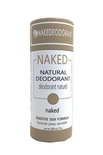 NAKED Vegan Sensitive Natural Deodorant by Nakedeodorant. Handmade in Canada
