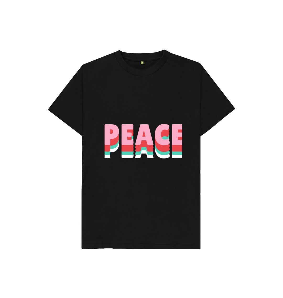 Peace T-shirt for Girls | Pink T-shirts