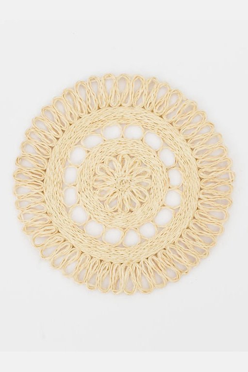 Handwoven Seagrass Placemat | Trivet | All Natural