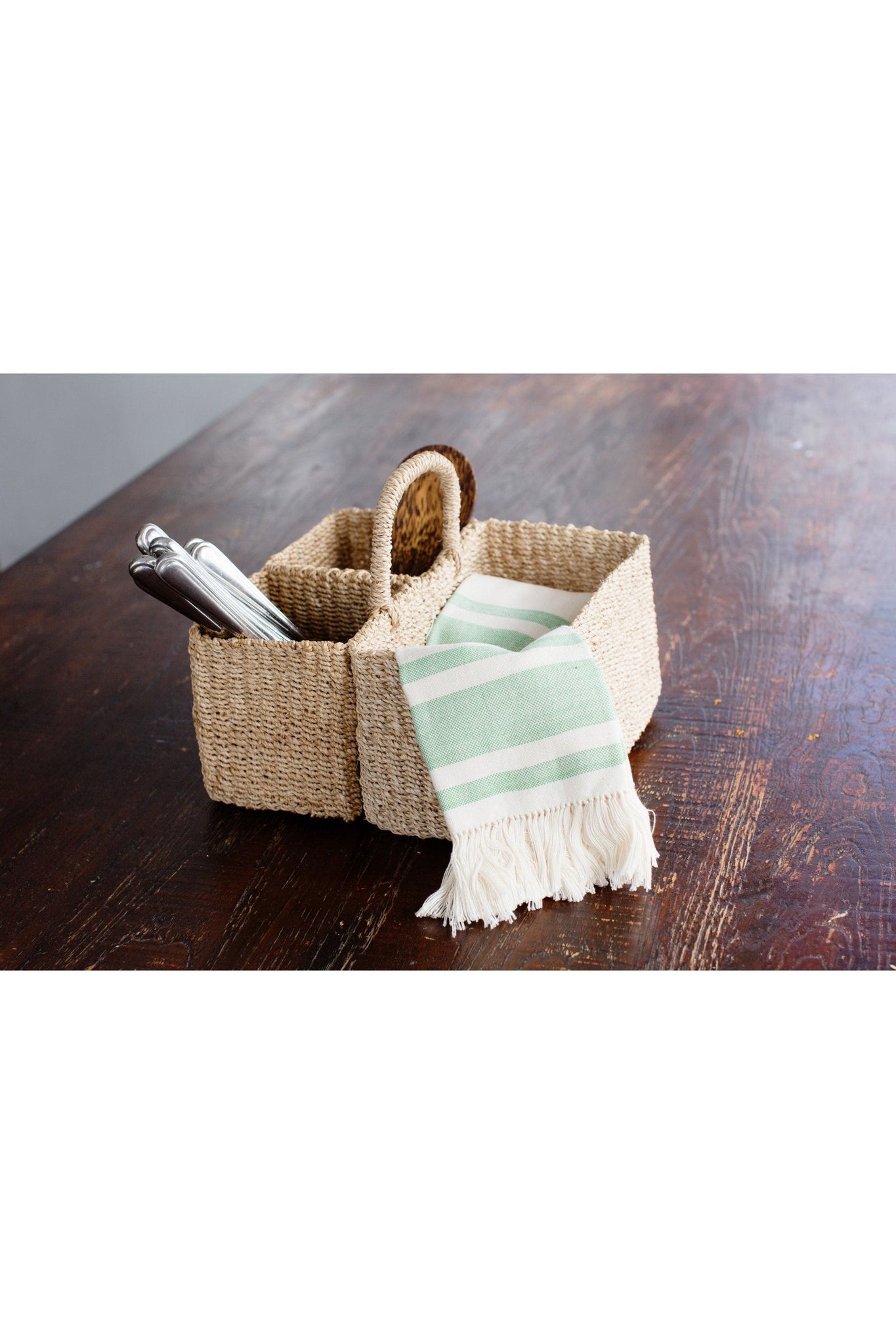 Abaca Handwoven Caddy Organizer