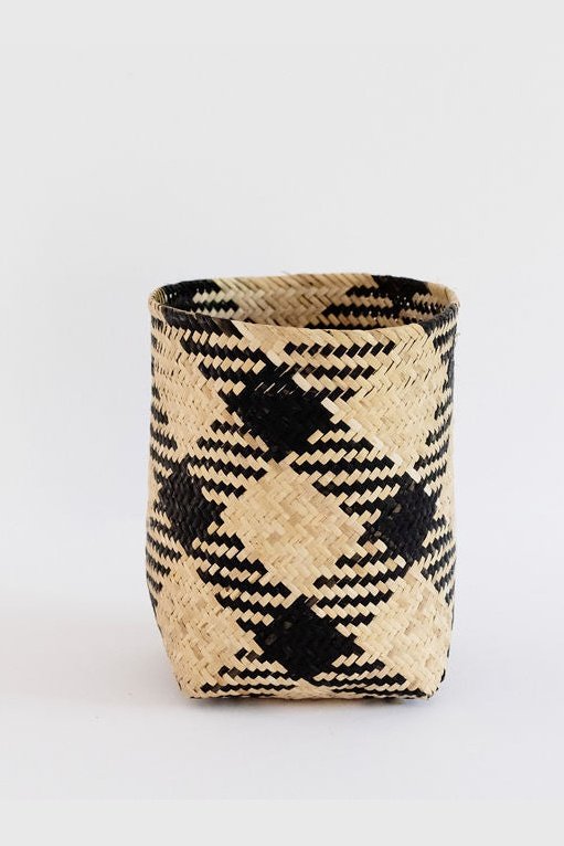 Natural Rattan Woven Storage Basket
