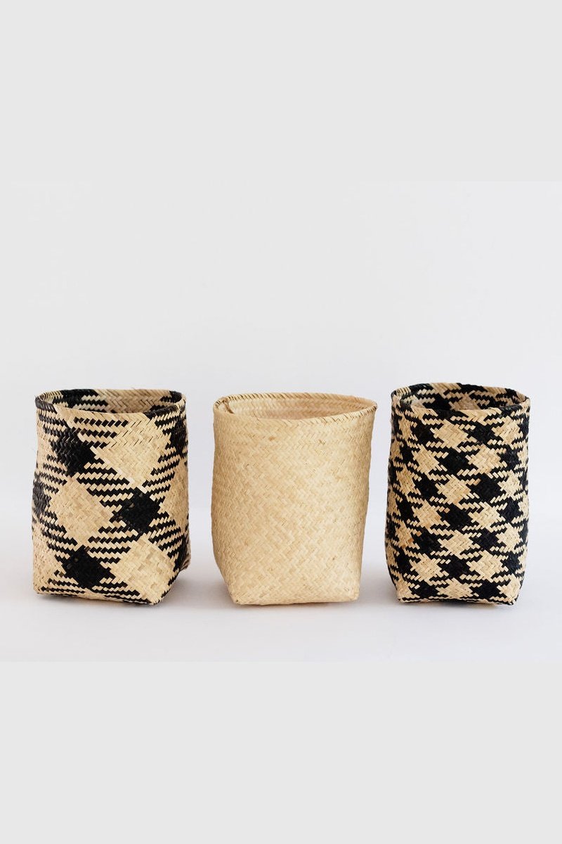 Natural Rattan Woven Storage Basket