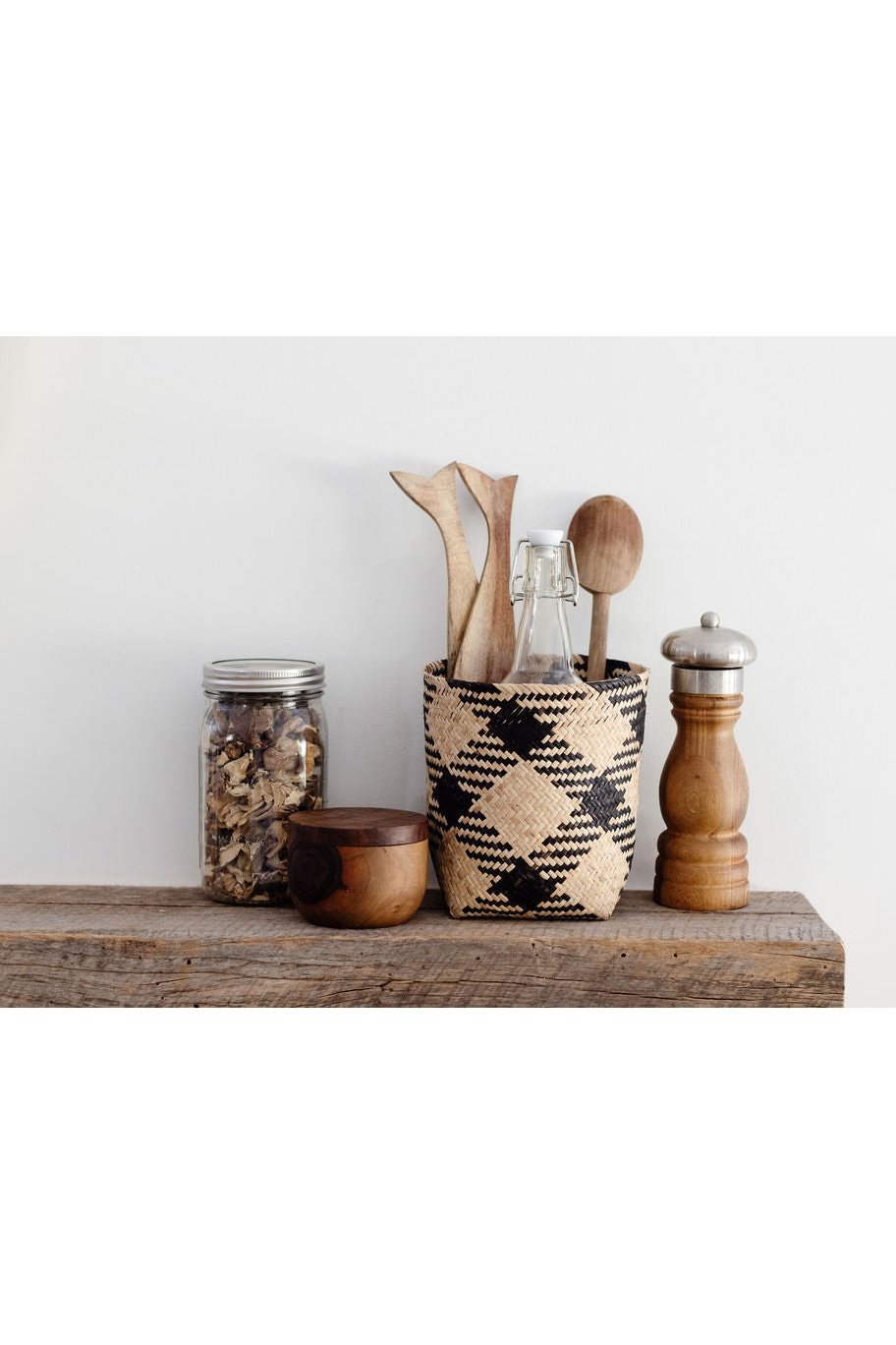 Natural Rattan Woven Storage Basket