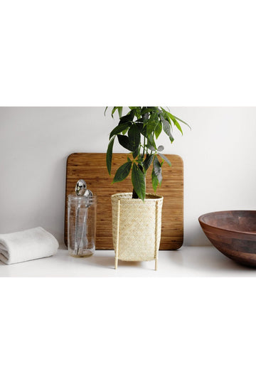 Catchall Woven Basket with Stand