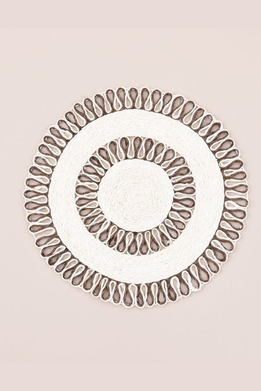 Handwoven Seagrass Placemat | Trivet | 16"