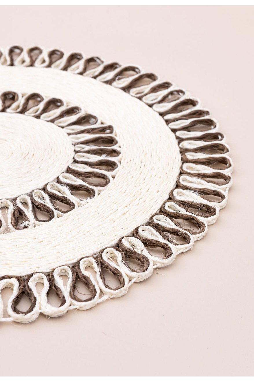 Handwoven Seagrass Placemat | Trivet | 16"