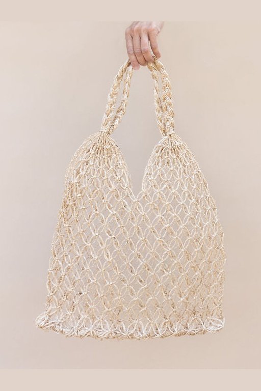Macrame Market Tote