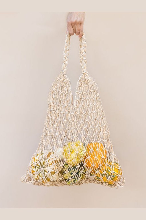 Macrame Market Tote