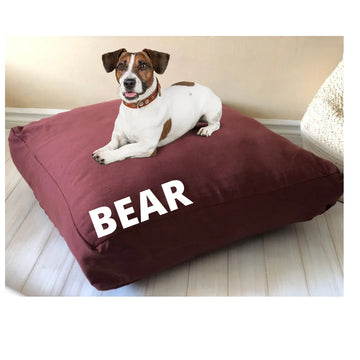 Boxed Edge Square Floor Pillow Cover