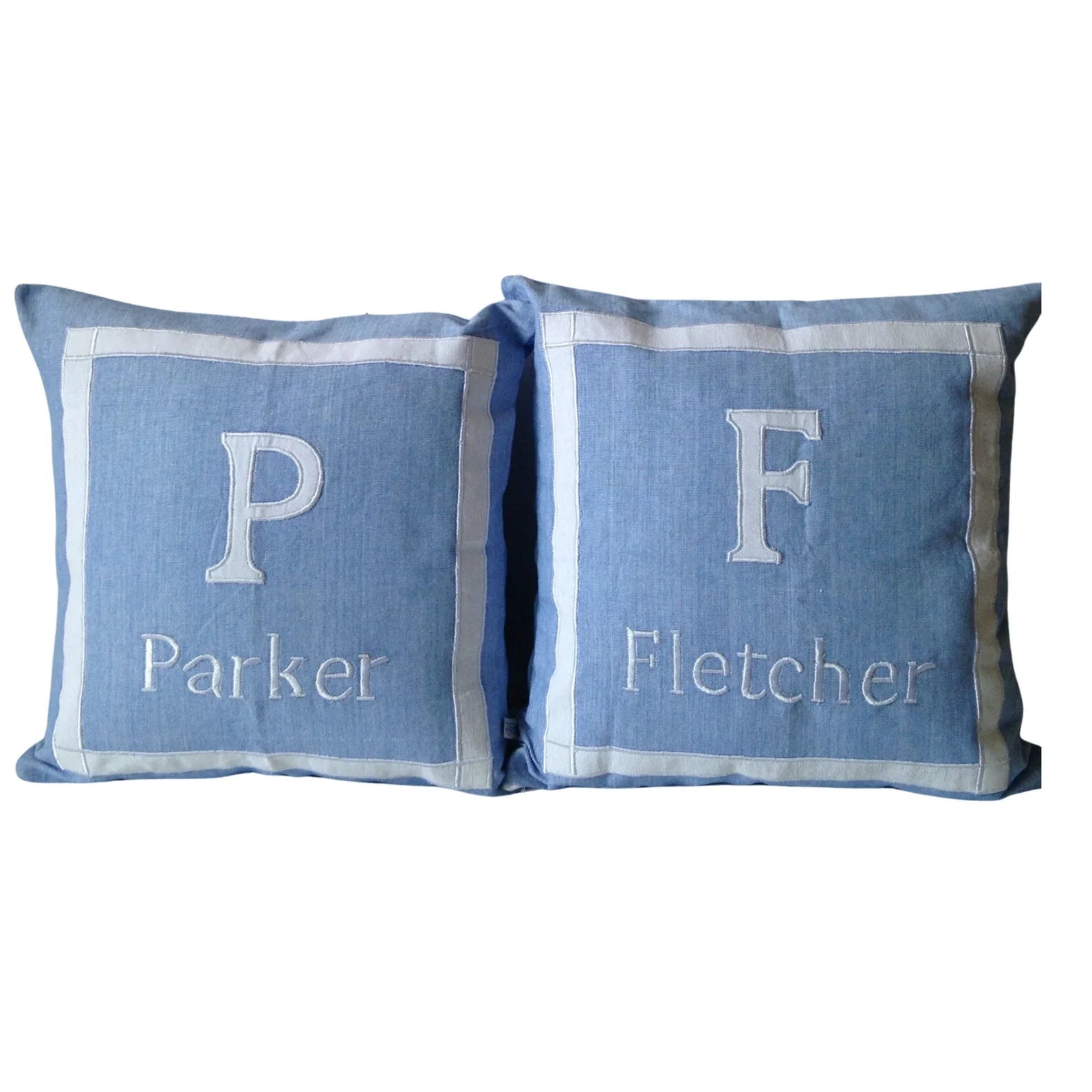 Personalized Nursery pillows, Monogram Baby shower gift