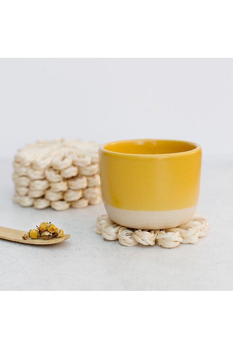 Handwoven Seagrass Coasters I Natural