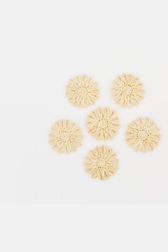 Handwoven Seagrass Coasters I Natural