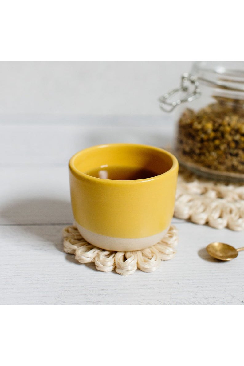 Handwoven Seagrass Coasters I Natural