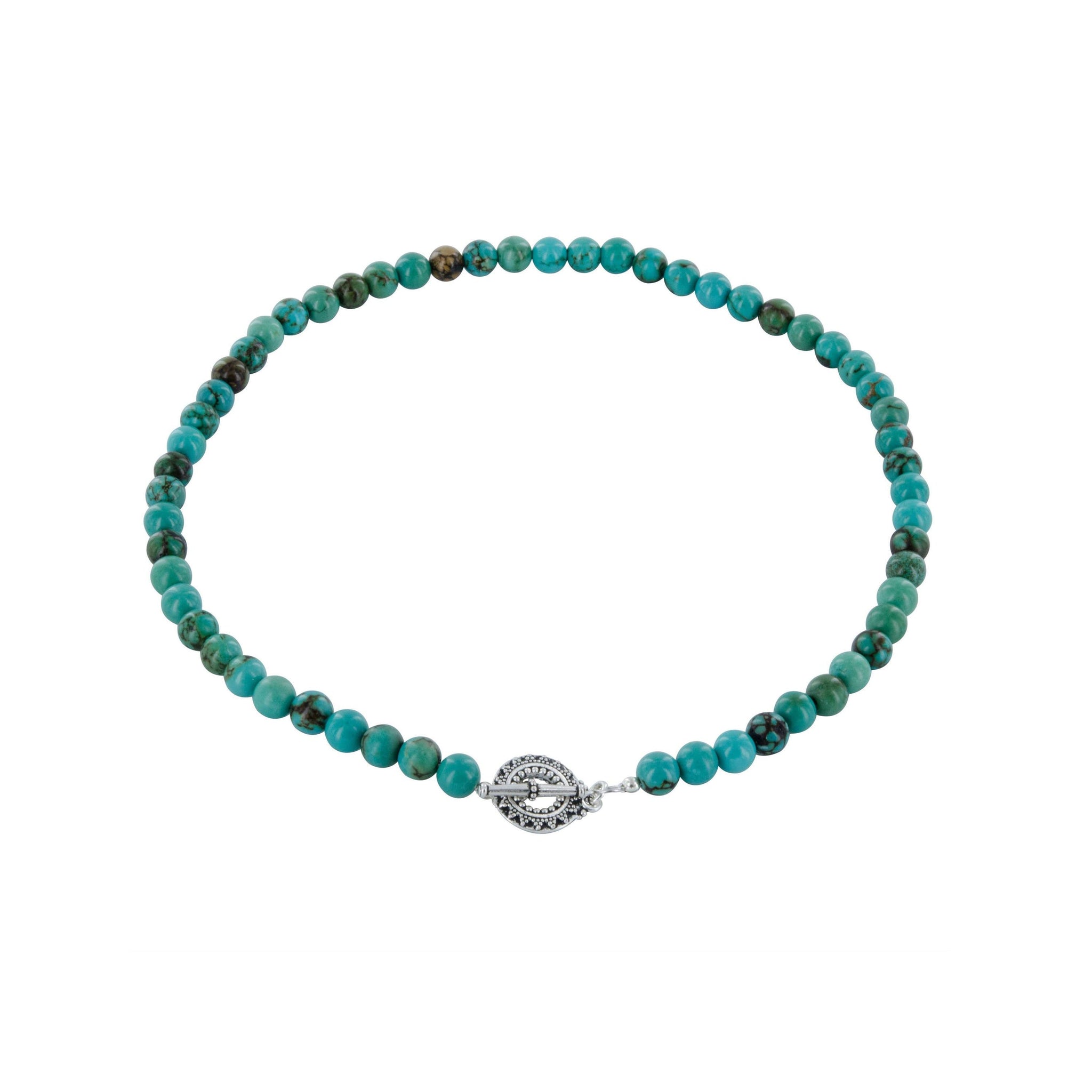 Turquoise Strand Bead Necklace
