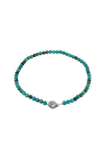 Turquoise Strand Bead Necklace