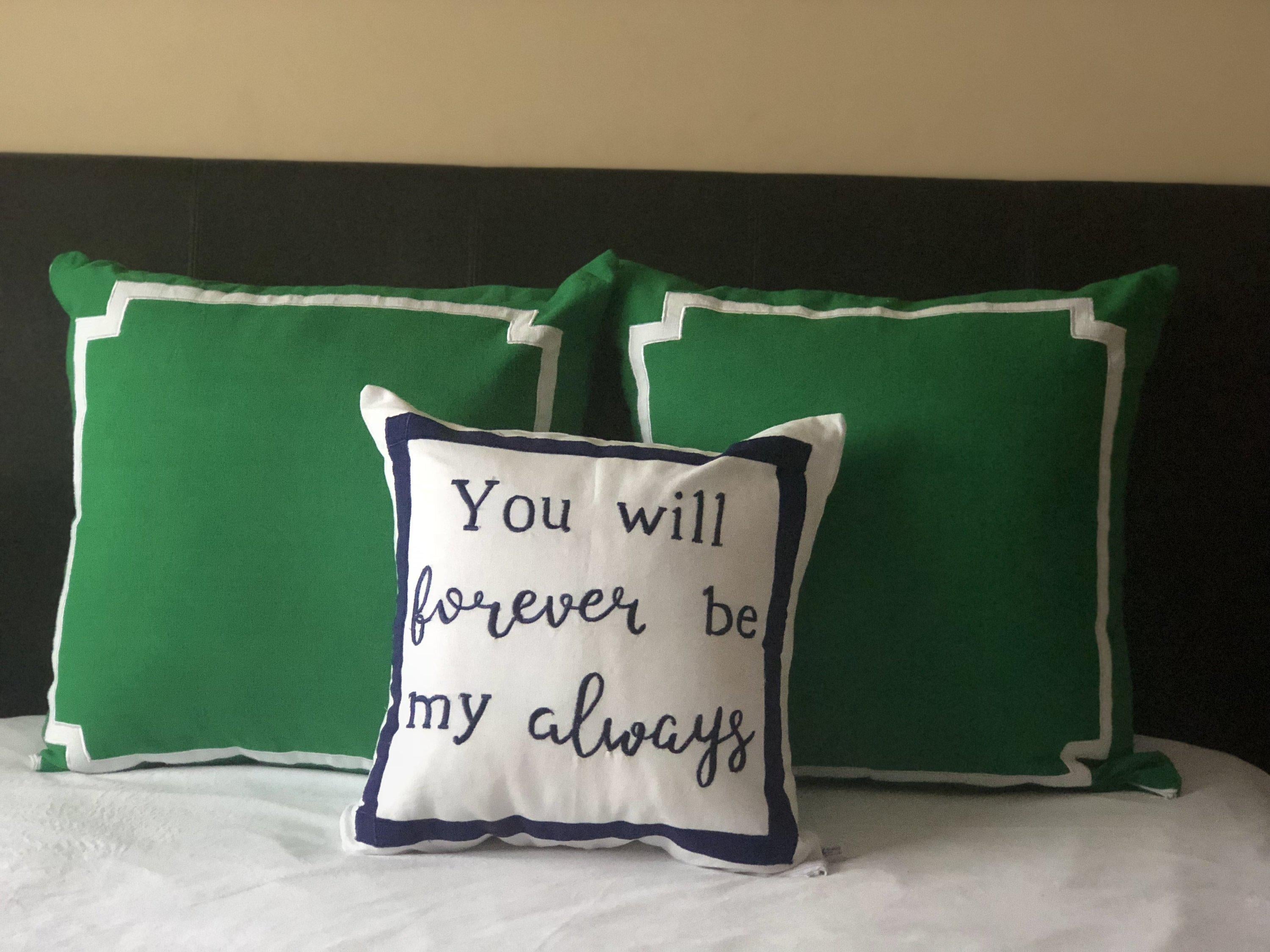 Wedding Gift, Throw Pillows with Words