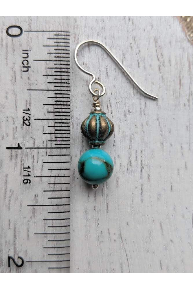 Turquoise Blue Handmade Earrings