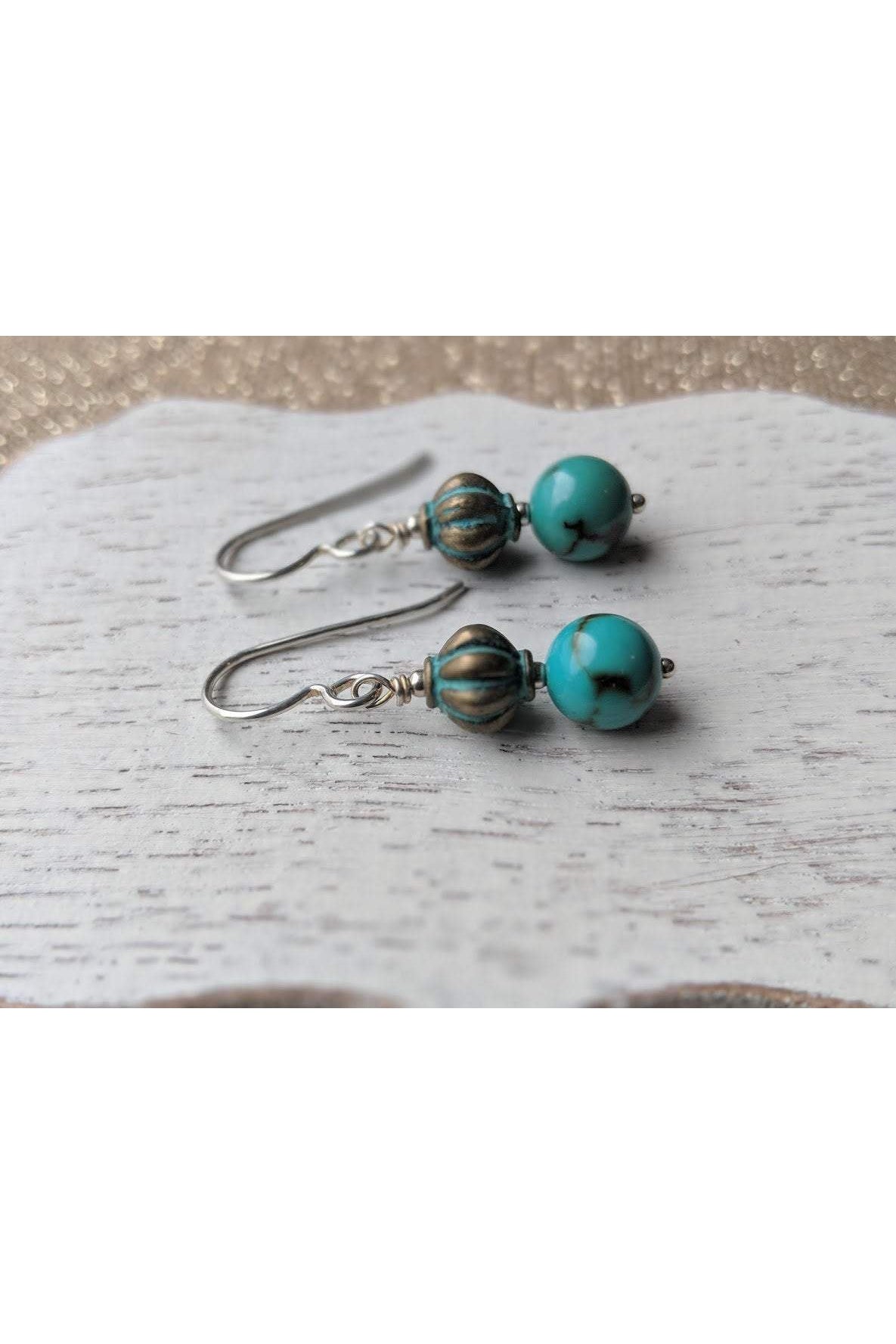 Turquoise Blue Handmade Earrings