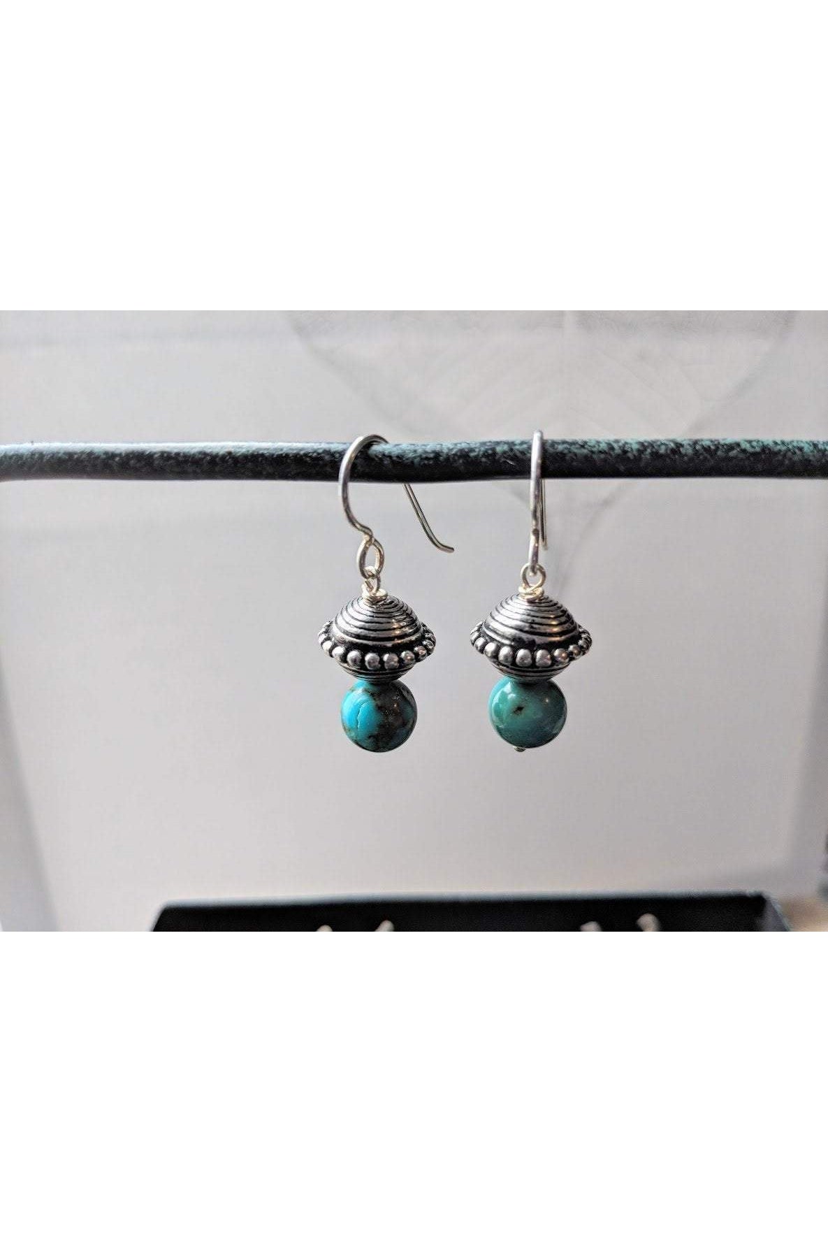 Turquoise Silver Earrings
