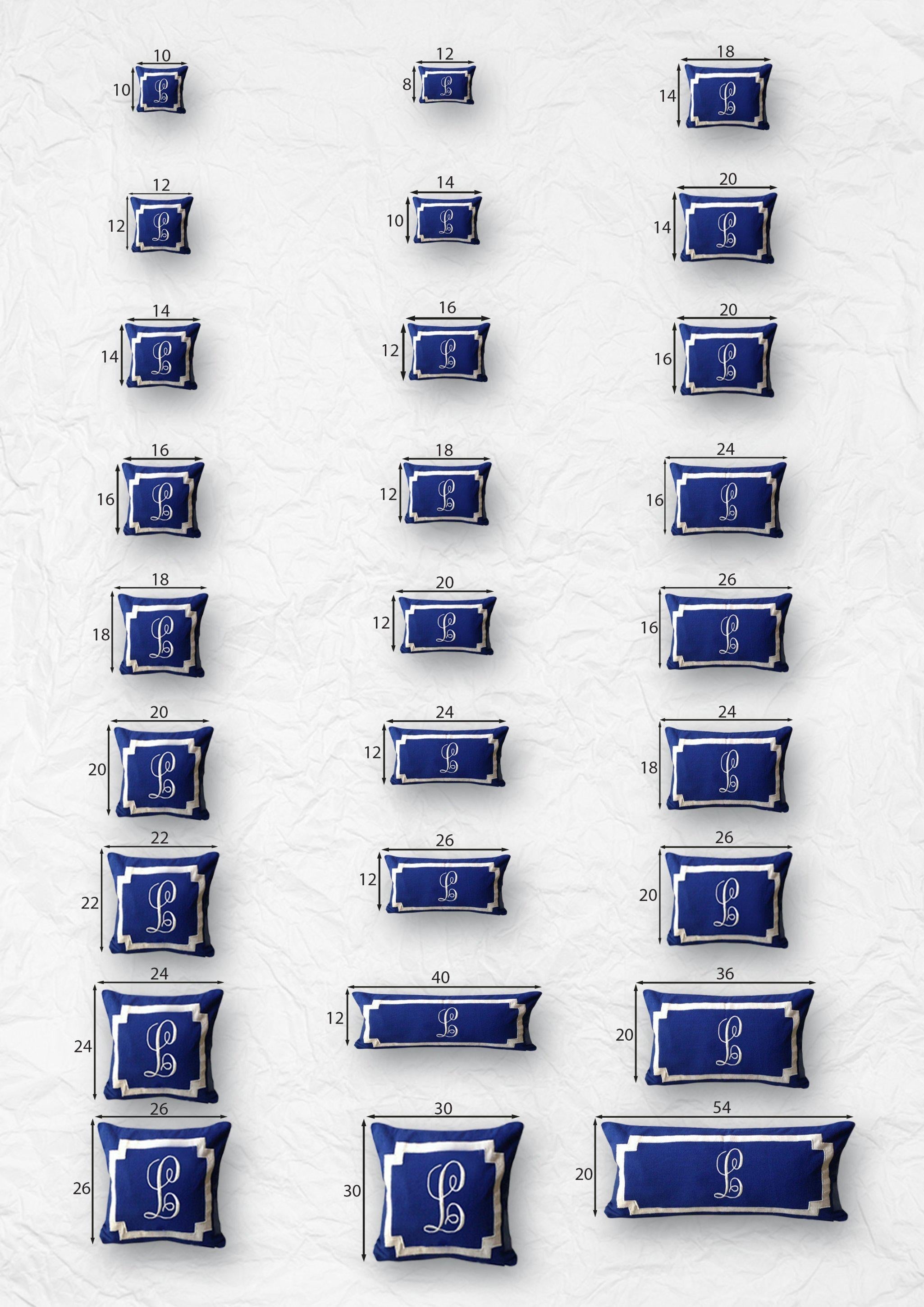 White Euros Shams Throw Pillows