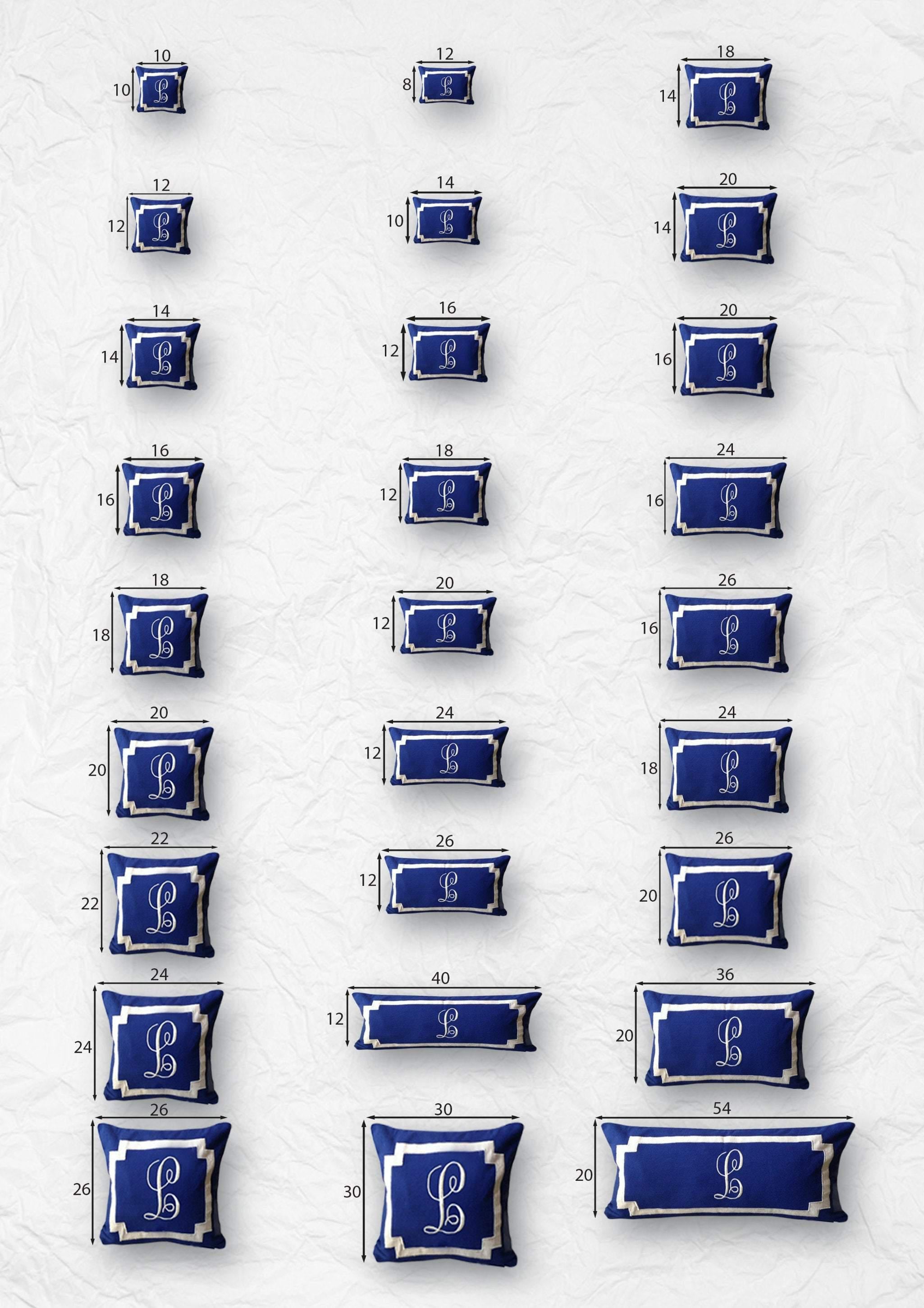 Black Gold Square Monogrammed Pillows, Monogram Gift Idea