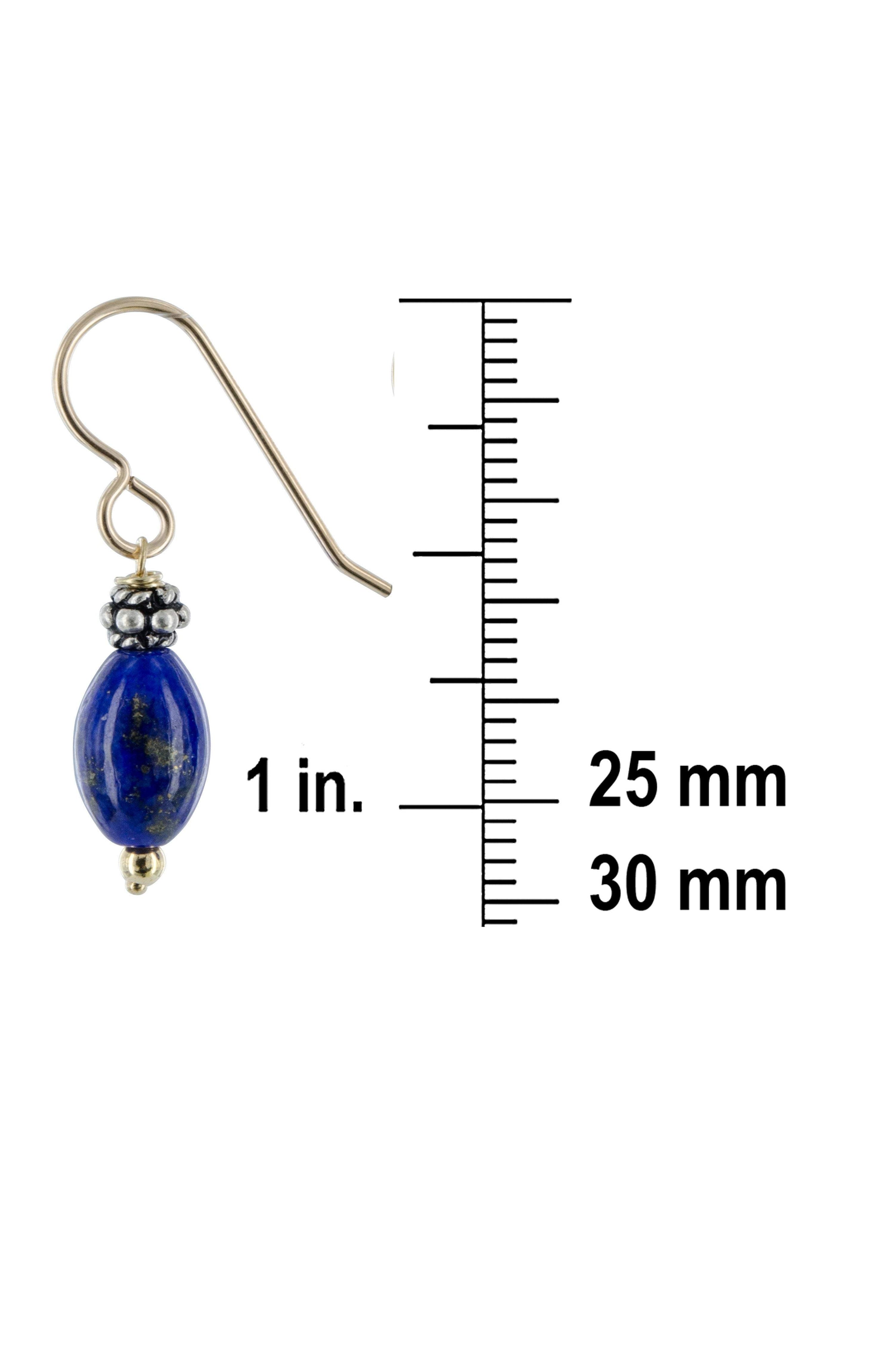 Lapis Dangling Earrings