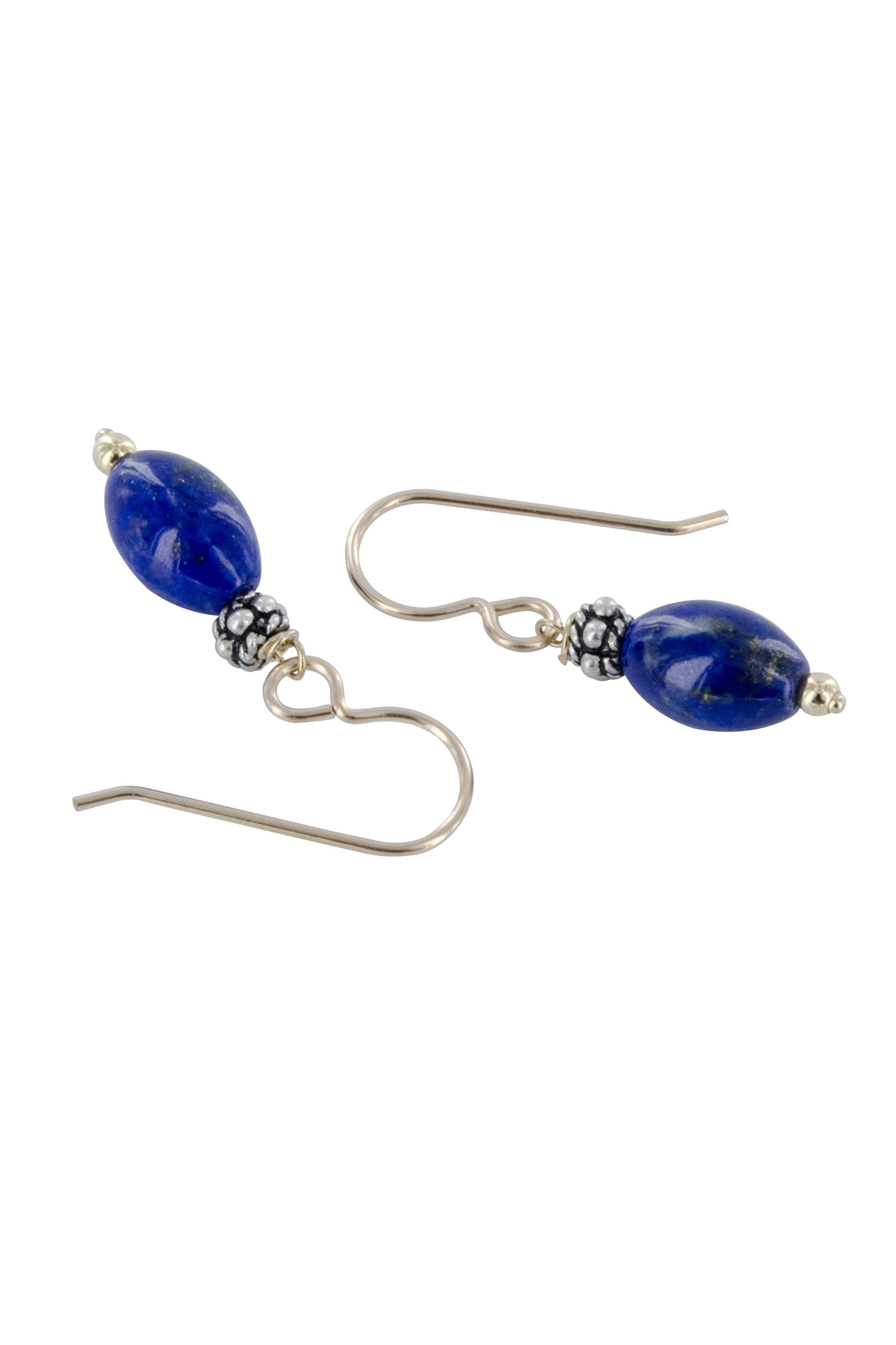 Lapis Dangling Earrings