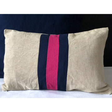 Three Tone Lumbar Colorblock Pillows