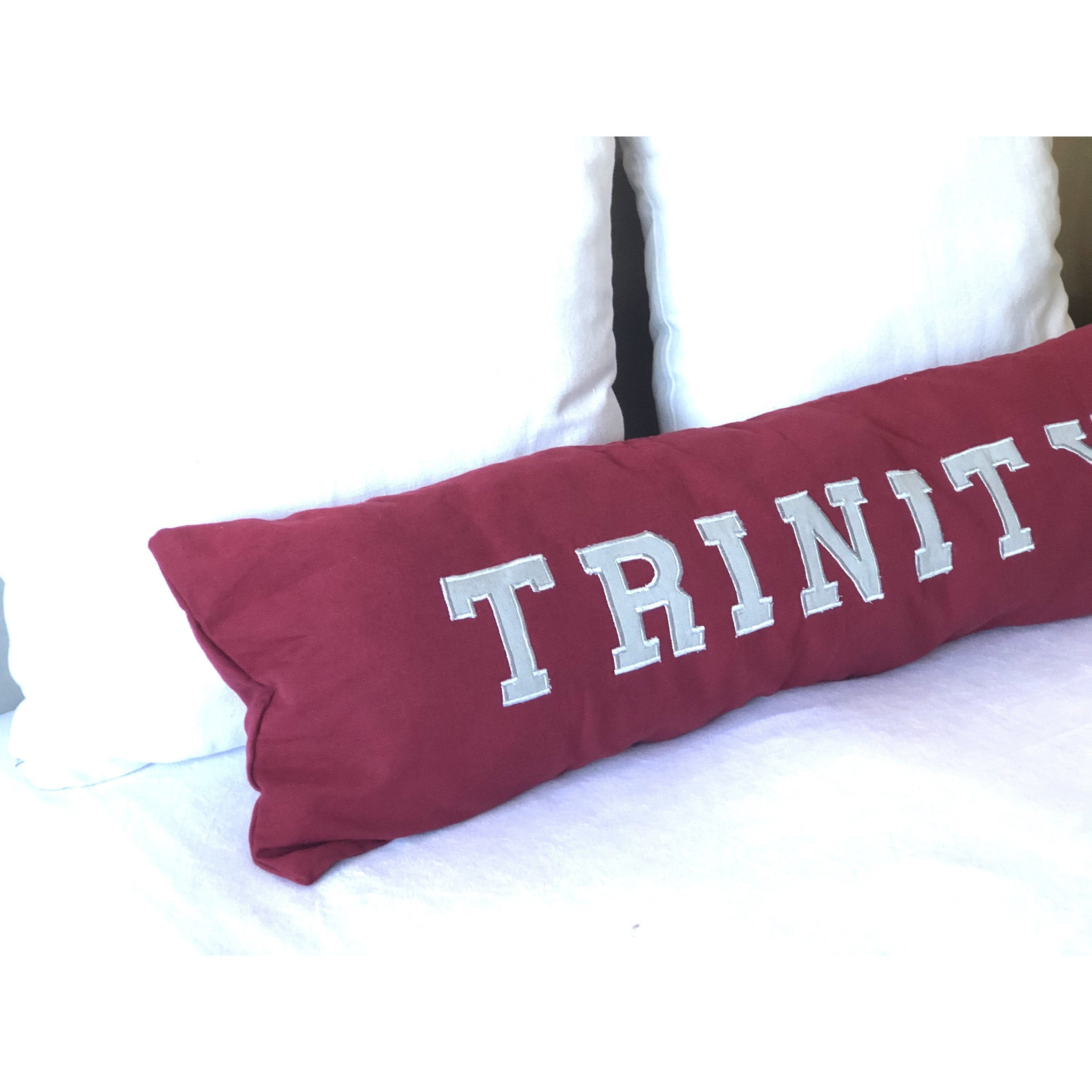 Applique Dorm Décor, Grils Long Monogram Lumbar Pillows