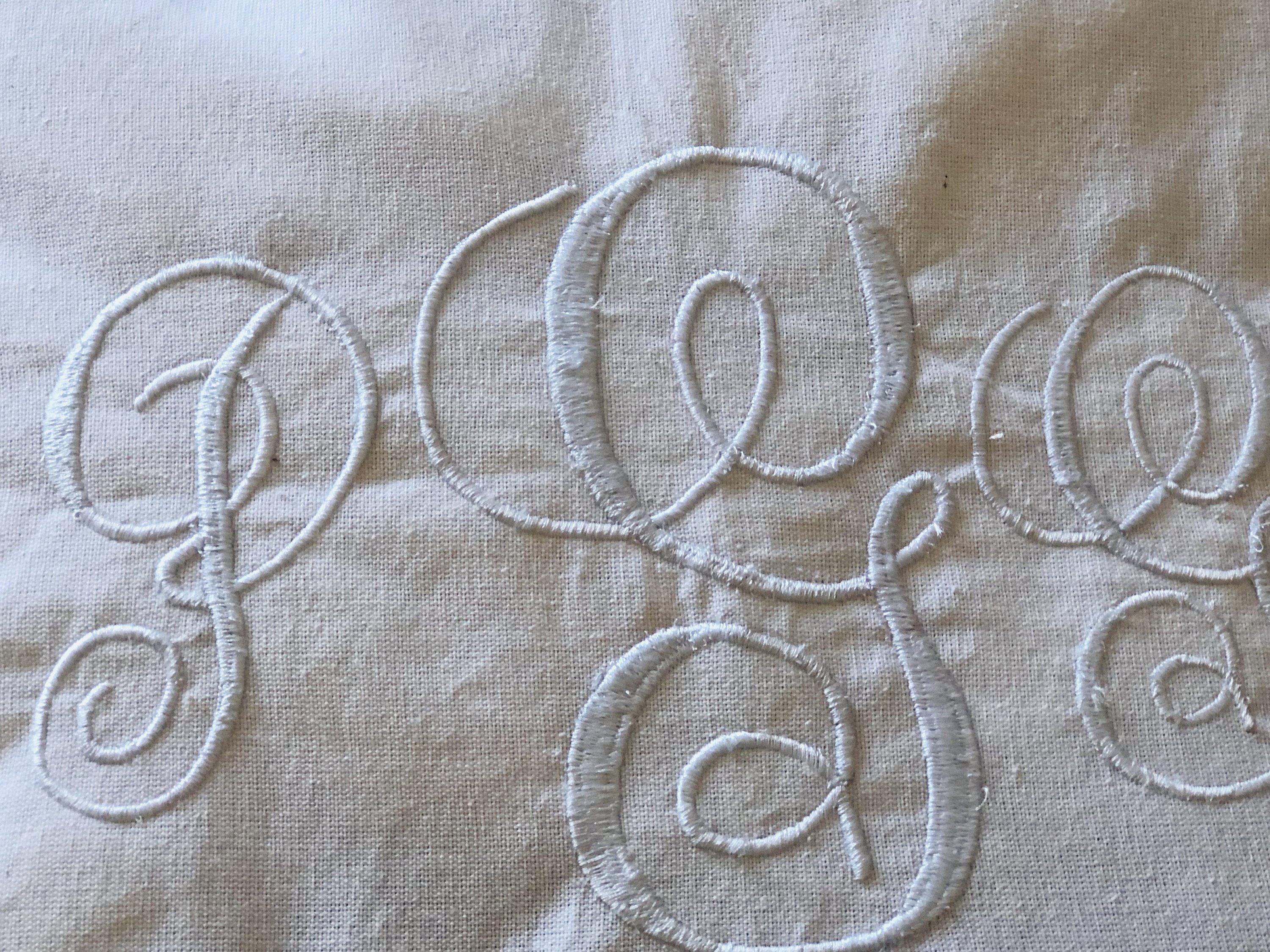 White Euros Shams Throw Pillows