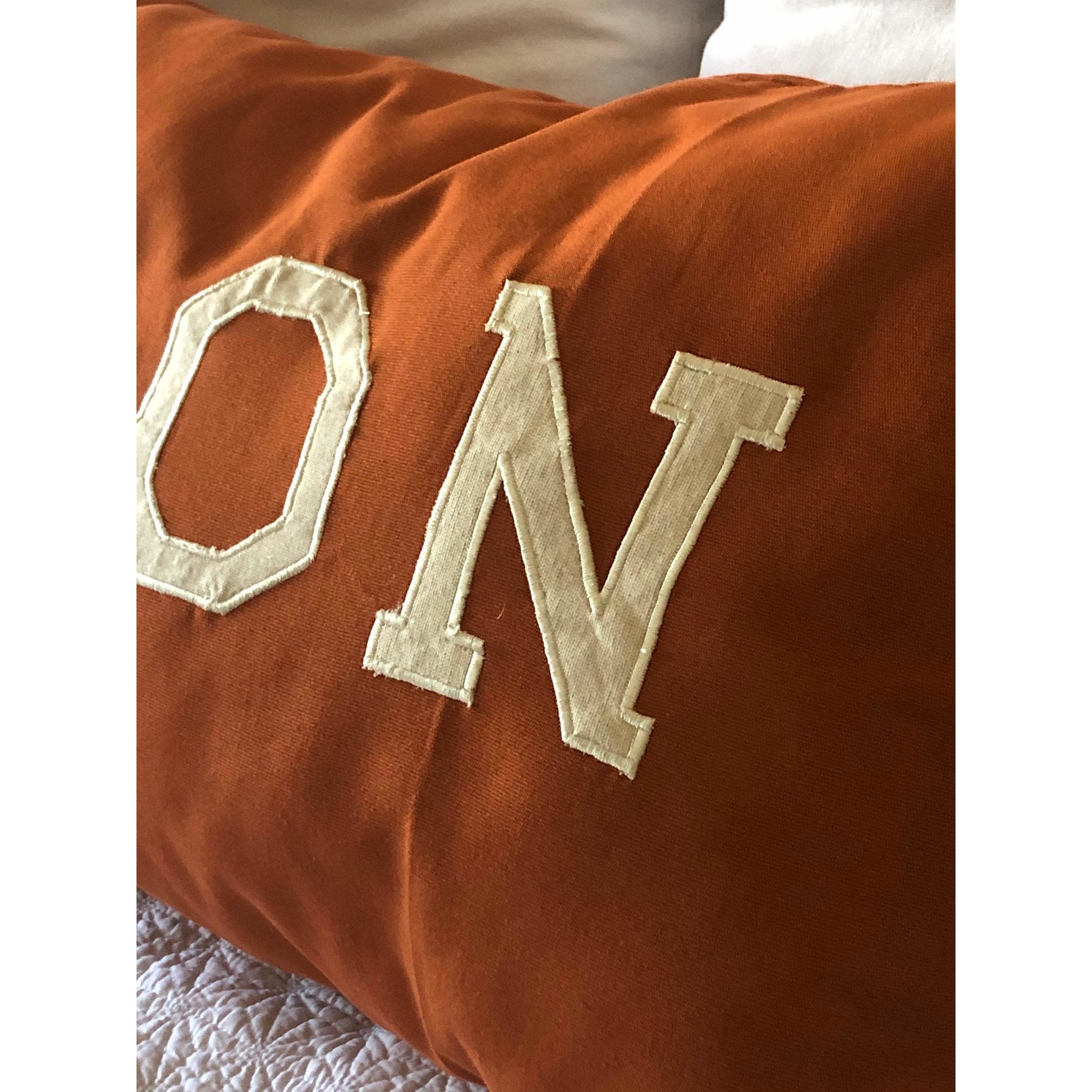 Customized Gifts for Kids Rust Graduation College pillows
