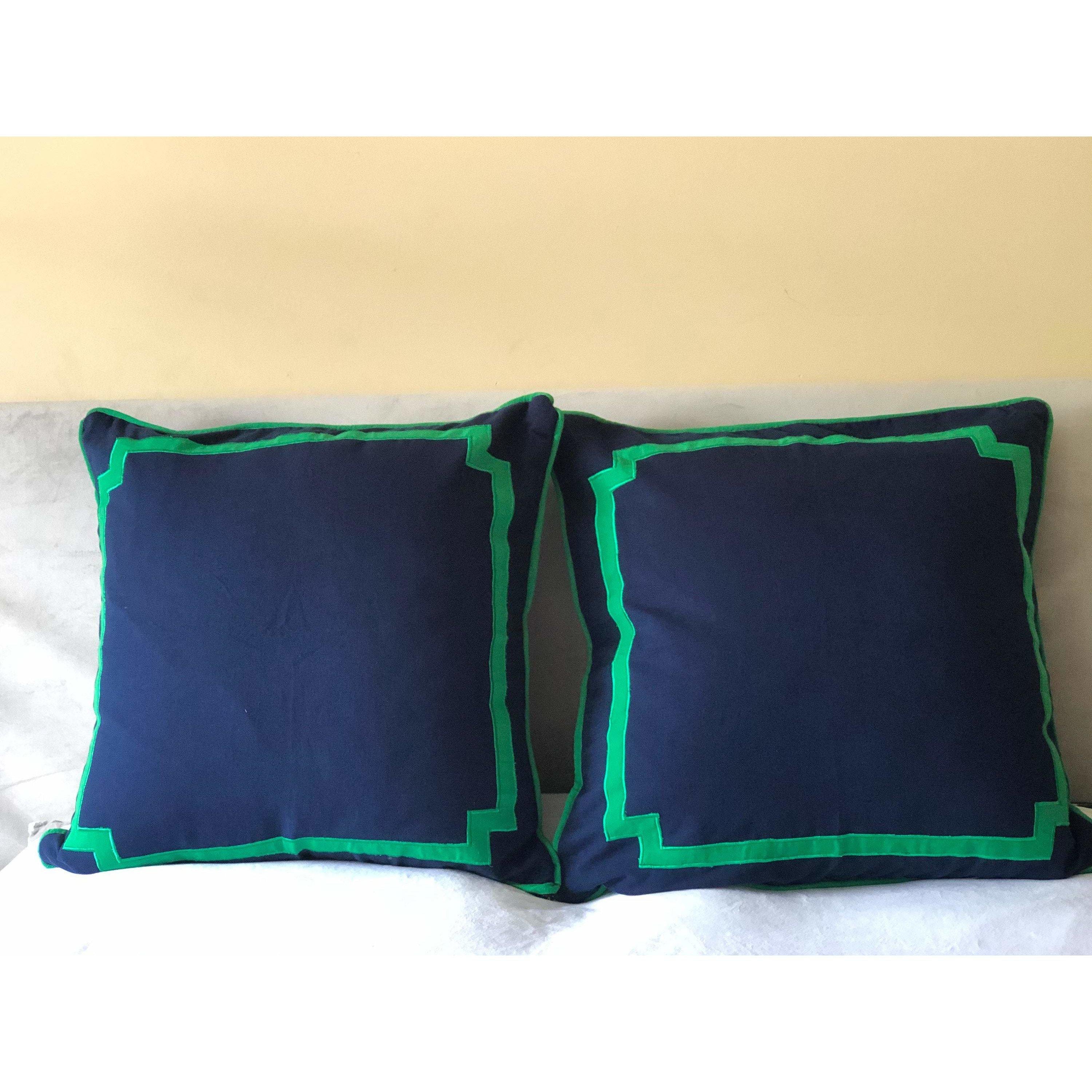 Navy Euro Sham Pillow Covers